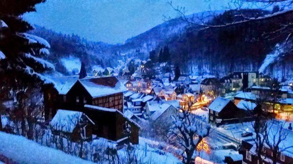 Hotel Glueck Auf & Buergerkeller Бад Грунд Екстериор снимка